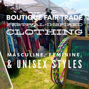 Unique, boho, festival-inspired clothing for every day wear - men, women, unisex